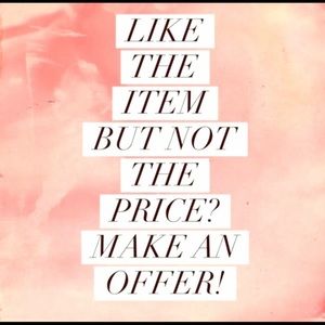 reasonable offers welcome :)